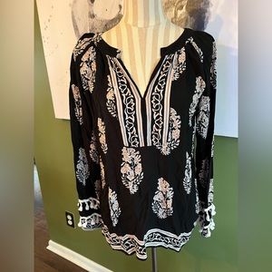 Boho long sleeve top